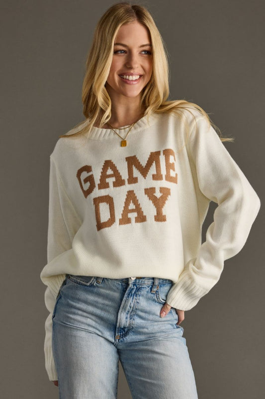 Game Day Sweater Ivory
