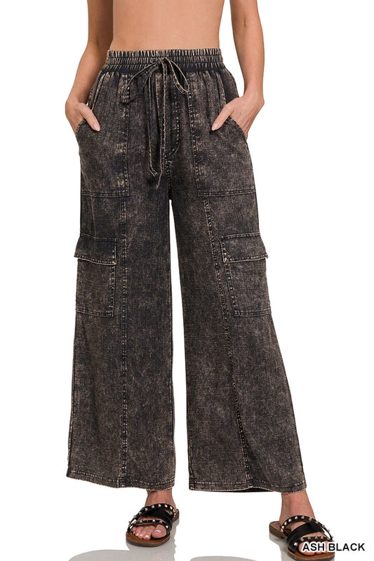 Elaine Cargo Pants Black
