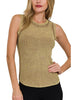 Kye Washed Ribbed Tank Mocha