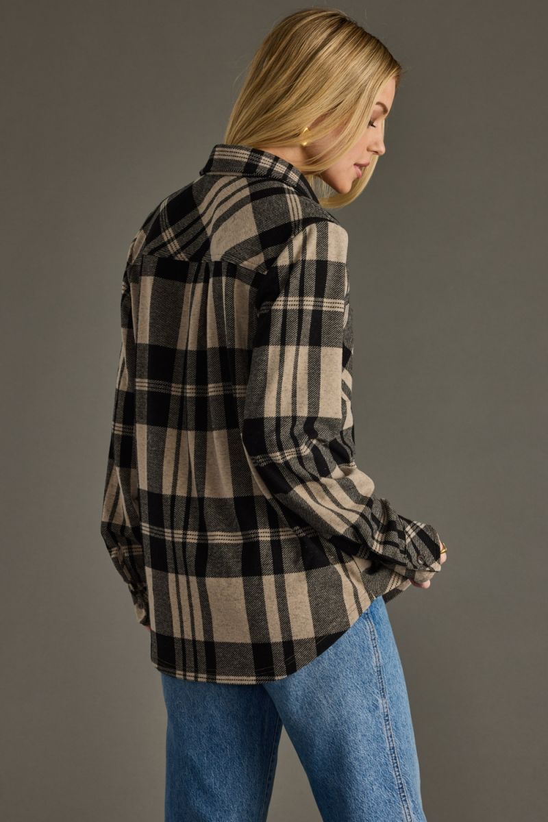 Jillian Super Soft Button Up