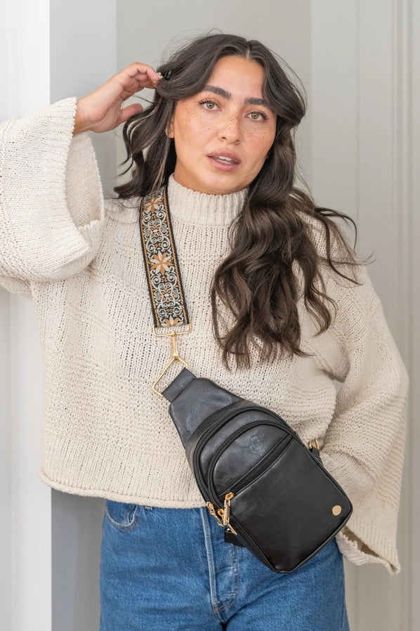 Page Convertable Crossbody Bag