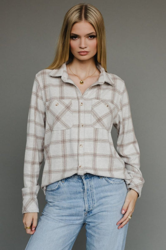 Loreli Super Soft Button Up Shirt