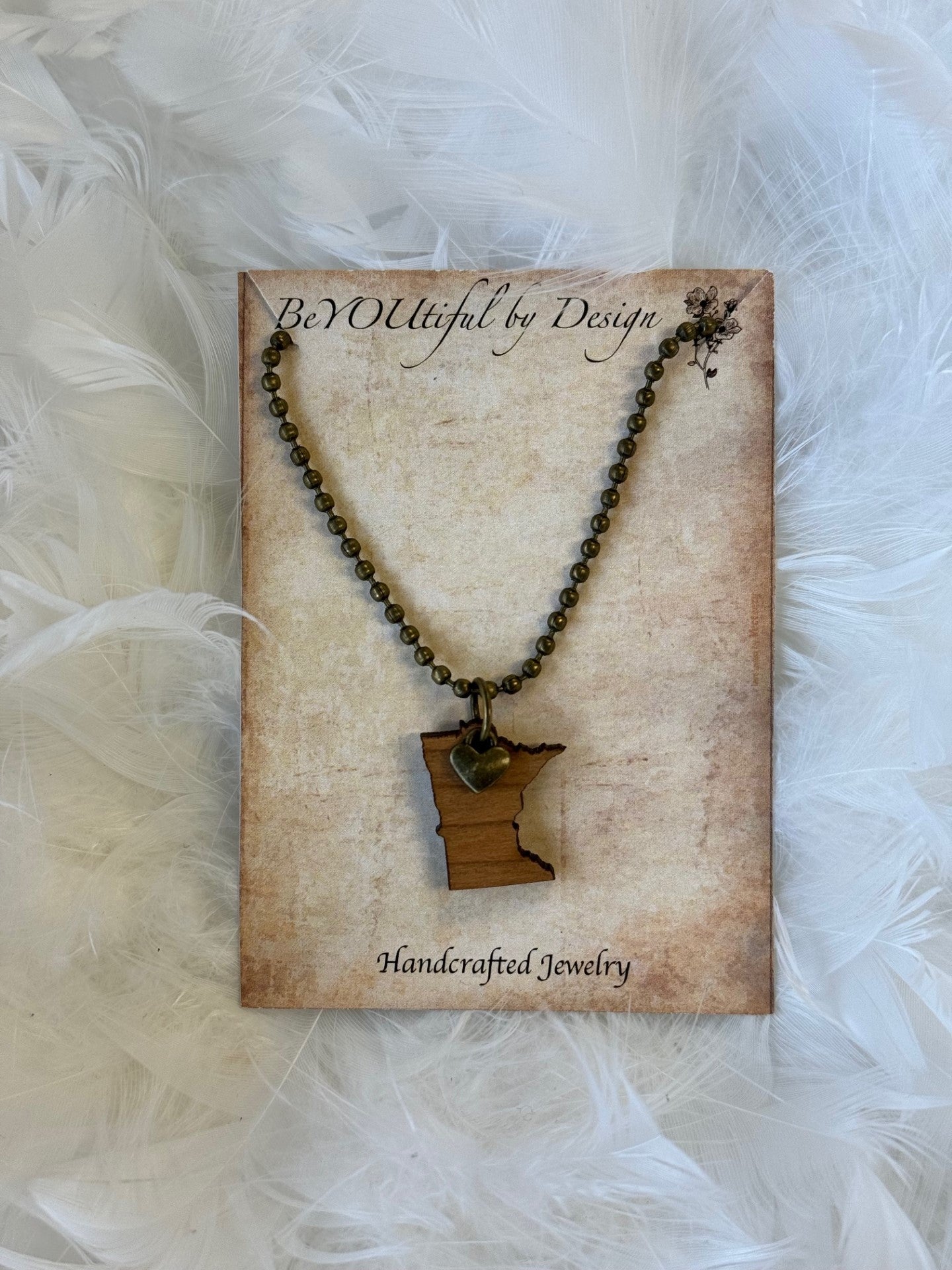 MN Heart Necklace