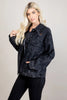 Black Oversized Denim Jakcet