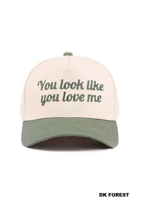 You Look Like You Love Me Two Tone Canvas Cotton: DK FOREST
