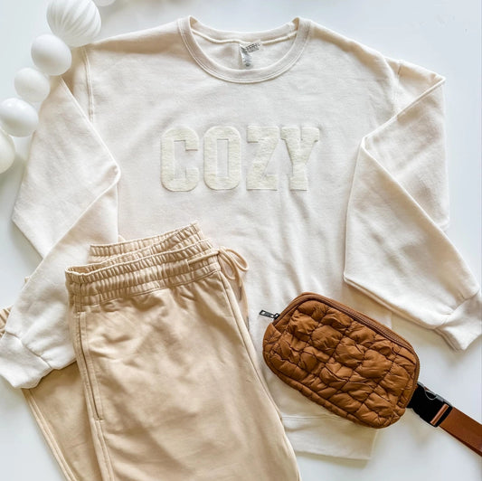 "COZY" Crewneck Sweatshirt