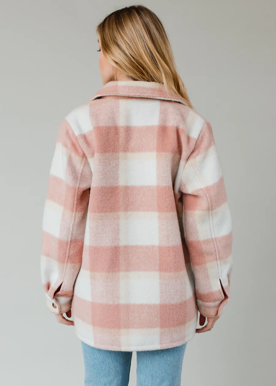Pink Plaid Jacket