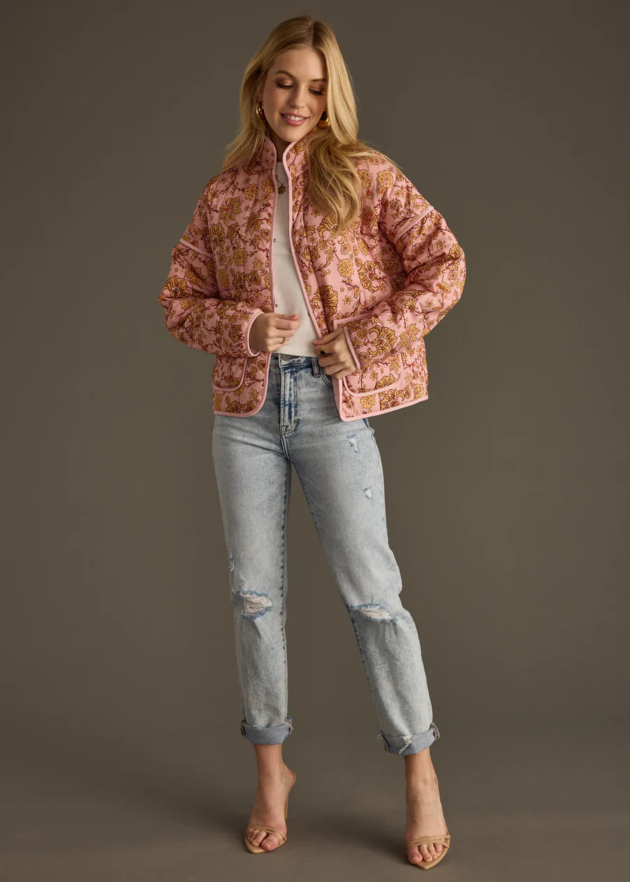 Quilted Jacket Pink