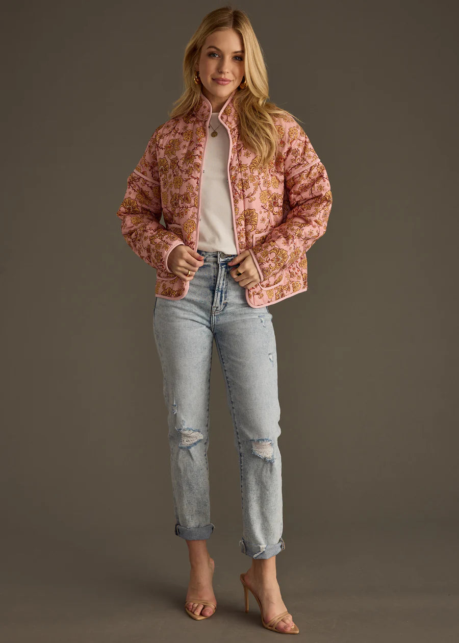 Quilted Jacket Pink