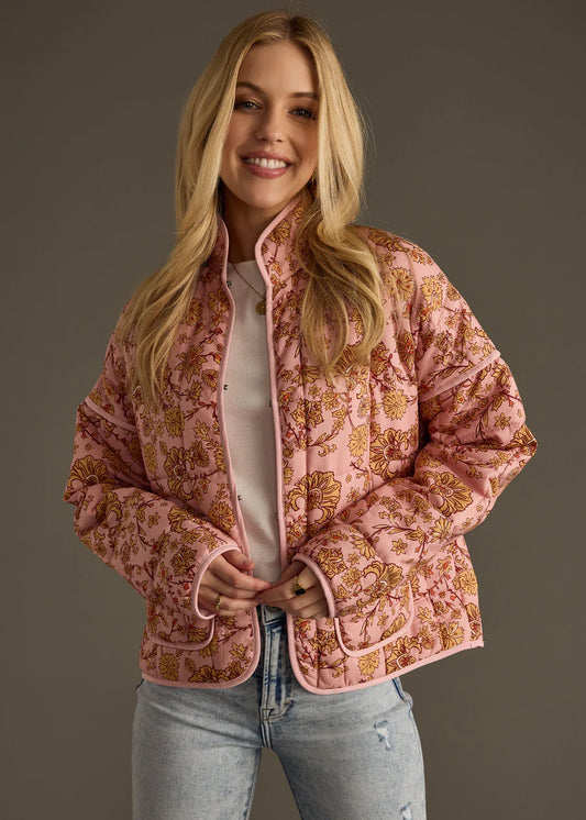Quilted Jacket Pink