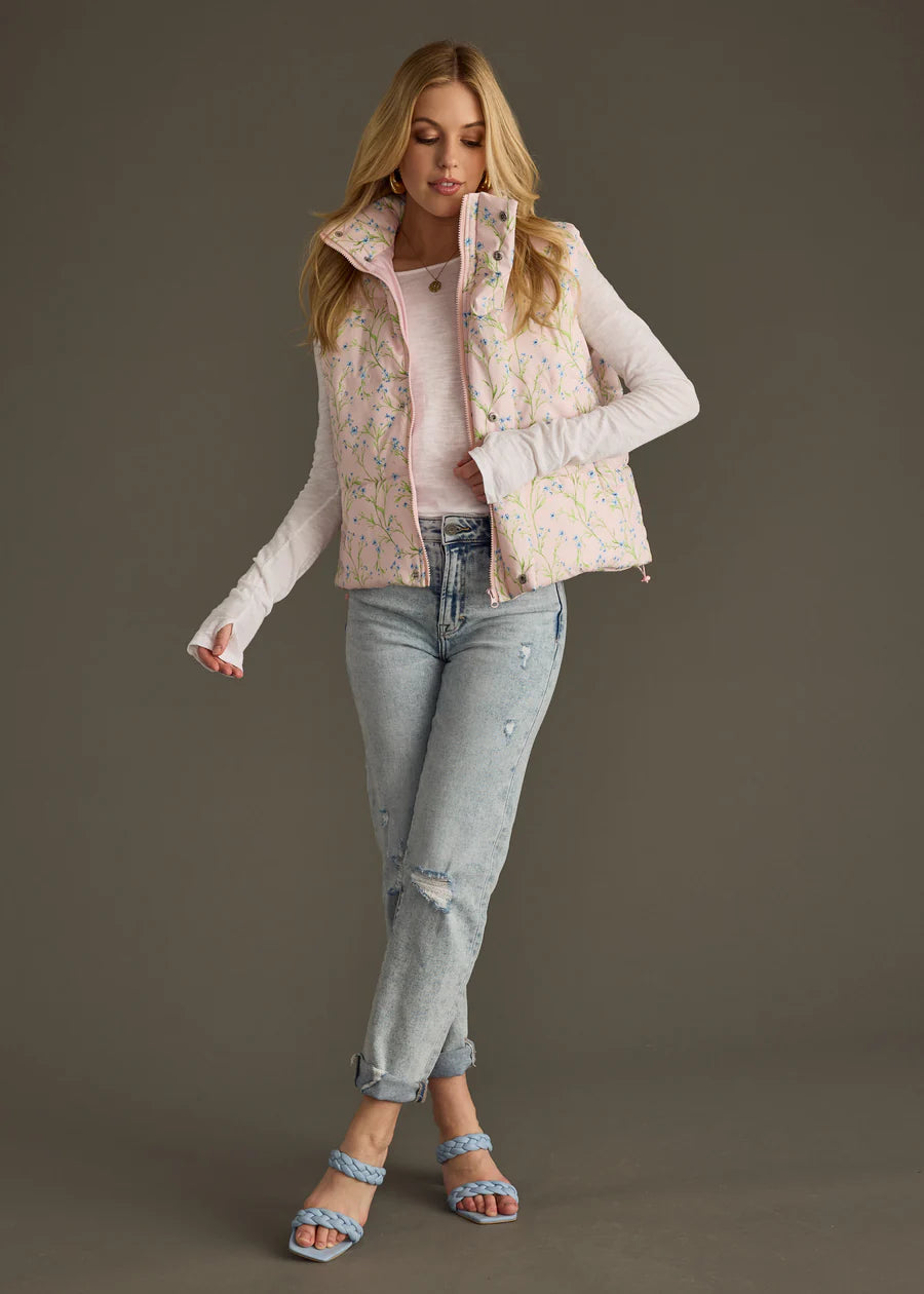 Floral Vest Pink