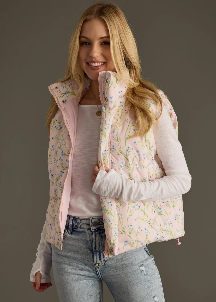 Floral Vest Pink