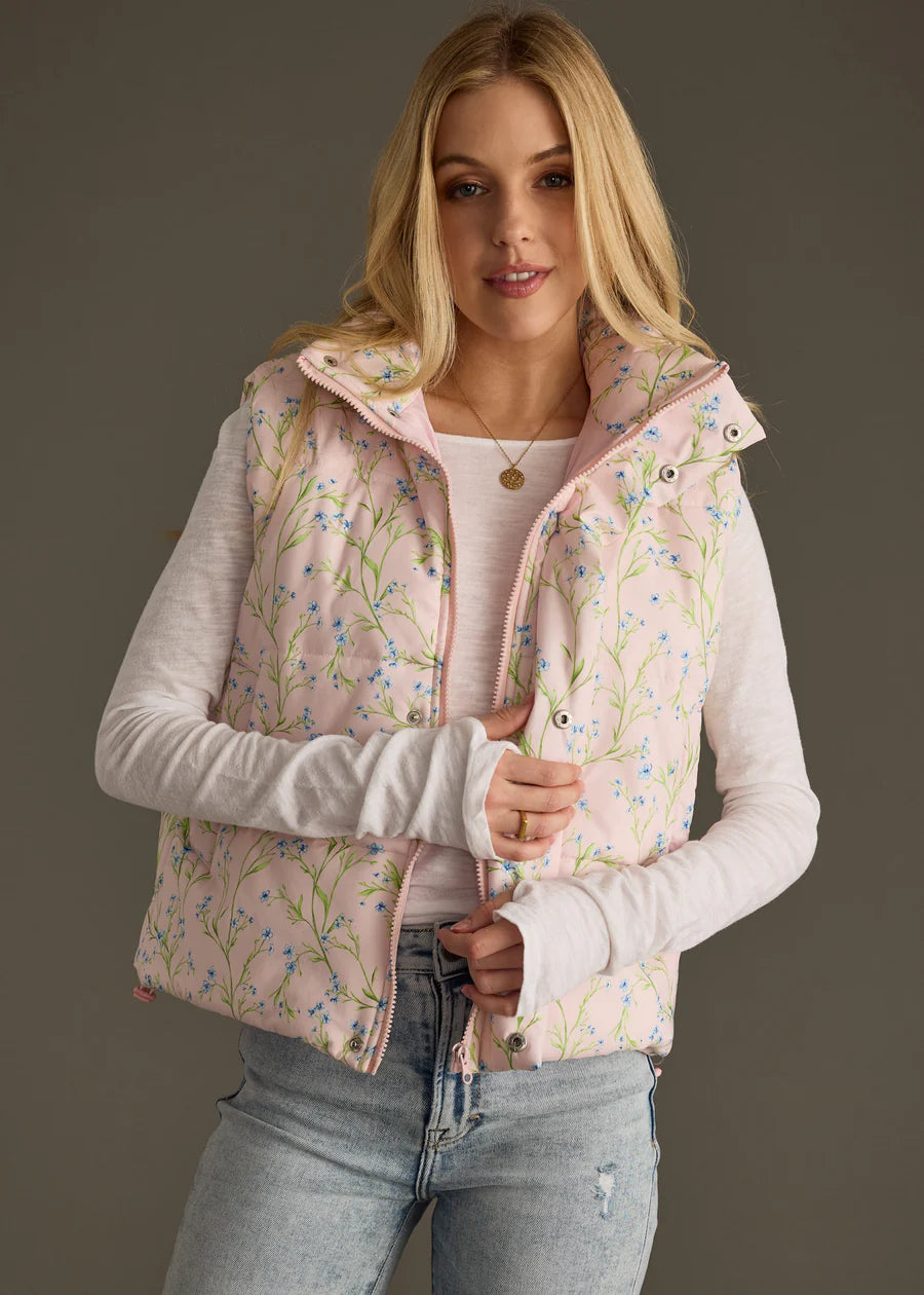 Floral Vest Pink