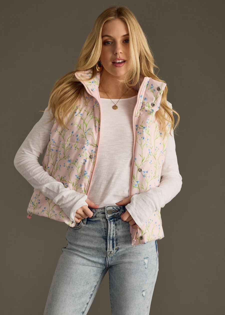Floral Vest Pink