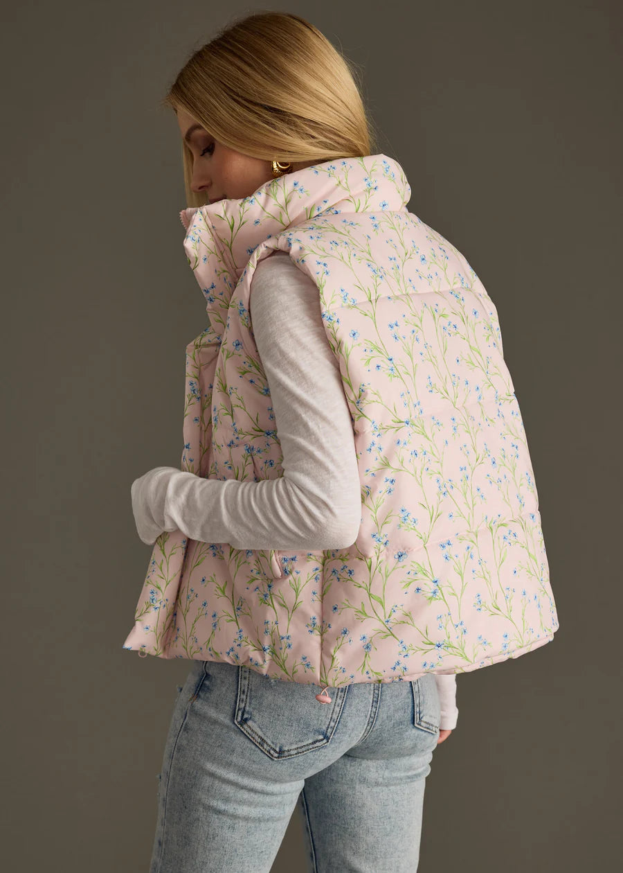 Floral Vest Pink