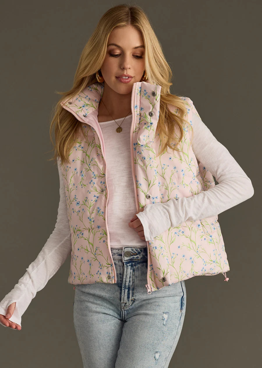 Floral Vest Pink