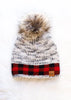 Red Buffalo Plaid Knit Hat