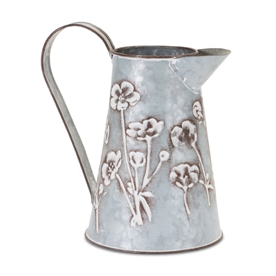 Metal Pitcher Flowers