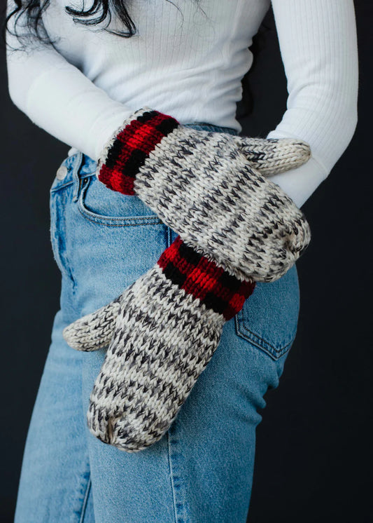 Red Buffalo Plaid Mittens