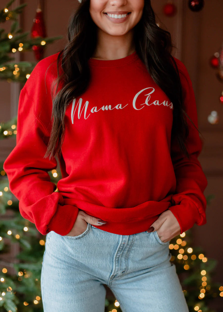 Mama Clause Crew Neck Sweatshirt