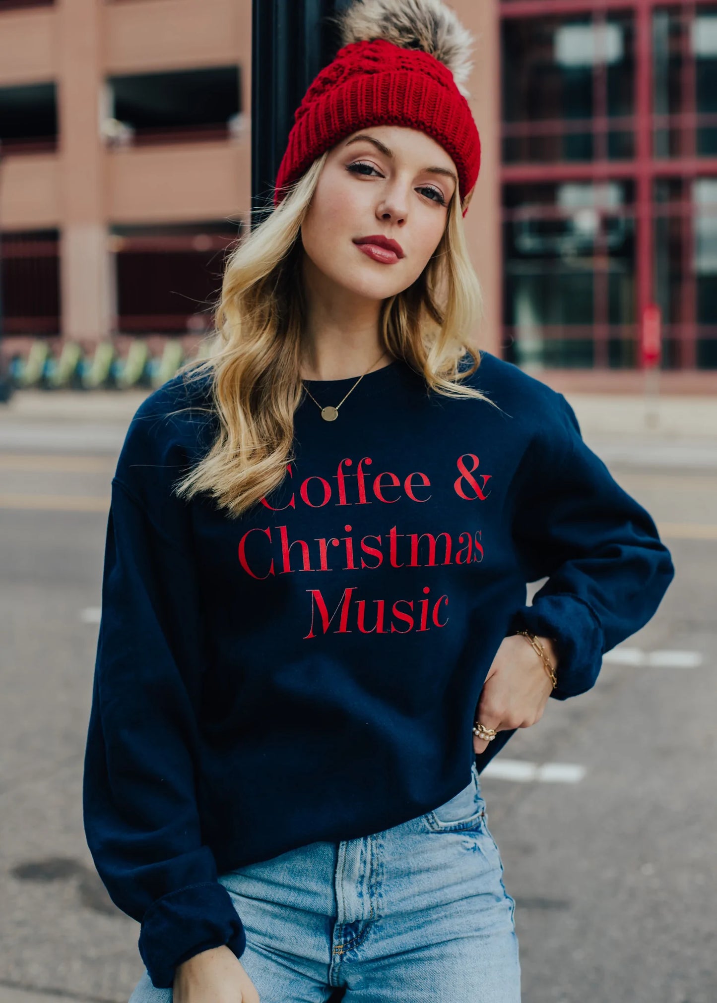 Coffee & Christmas Crewneck Sweatshirt