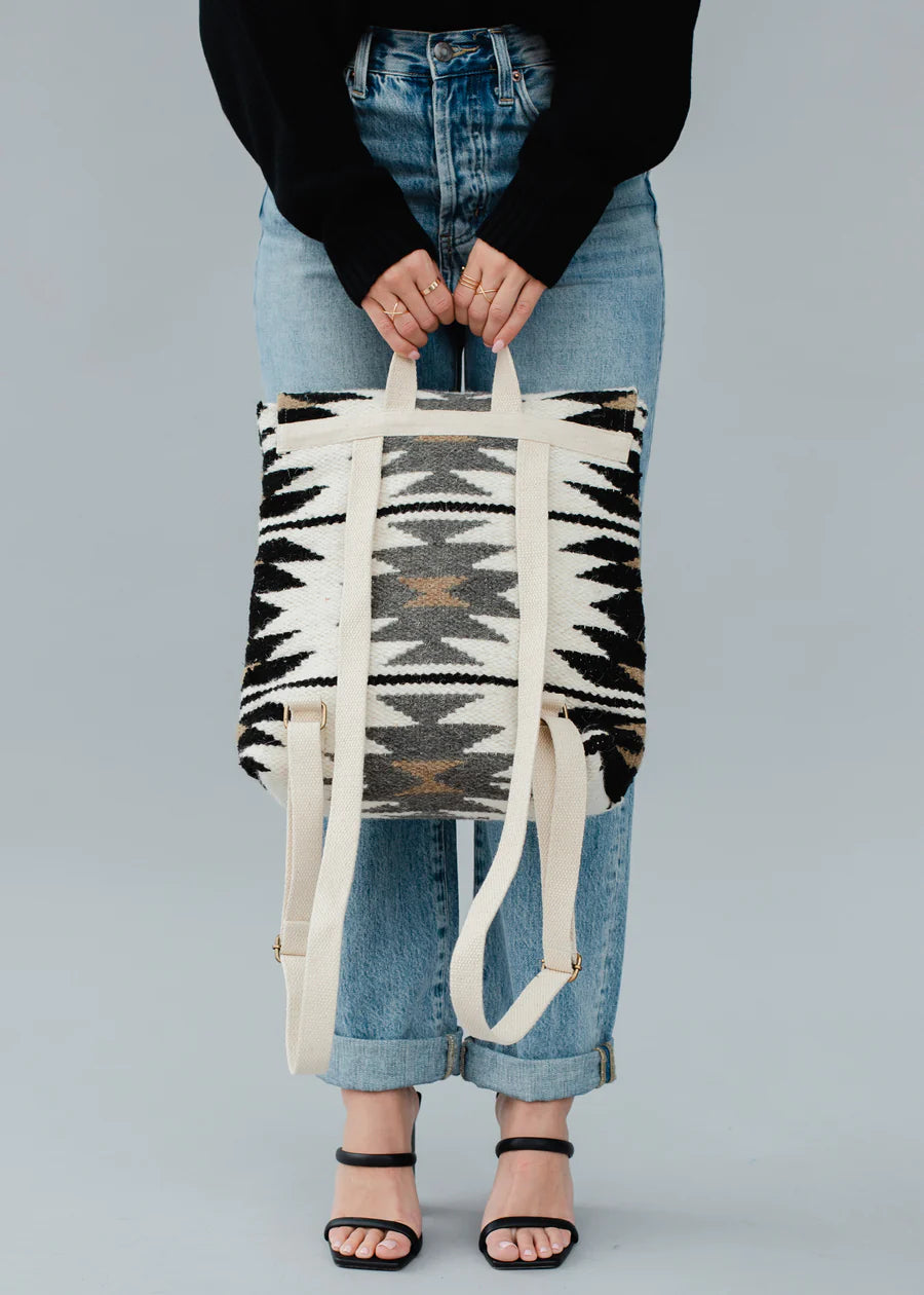 Woven Aztec Backpack