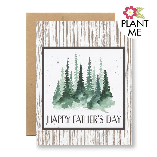 Plantable Seed Paper Greeting Card - Happy Father's Day