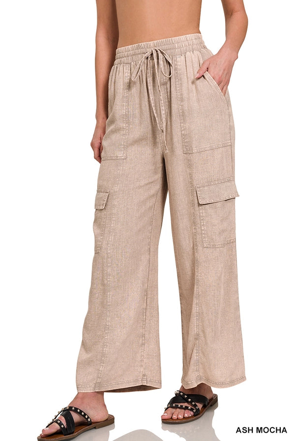 Elaine Cargo Pants Tan