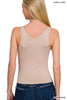Double Layer V Neck Tank Top