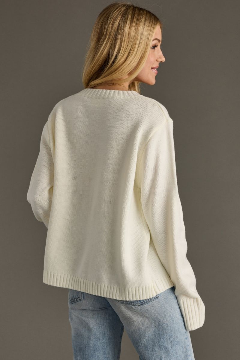 Game Day Sweater Ivory