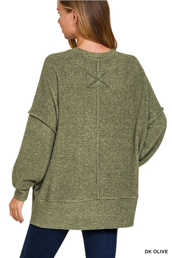 Mari Hacci Sweater Olive