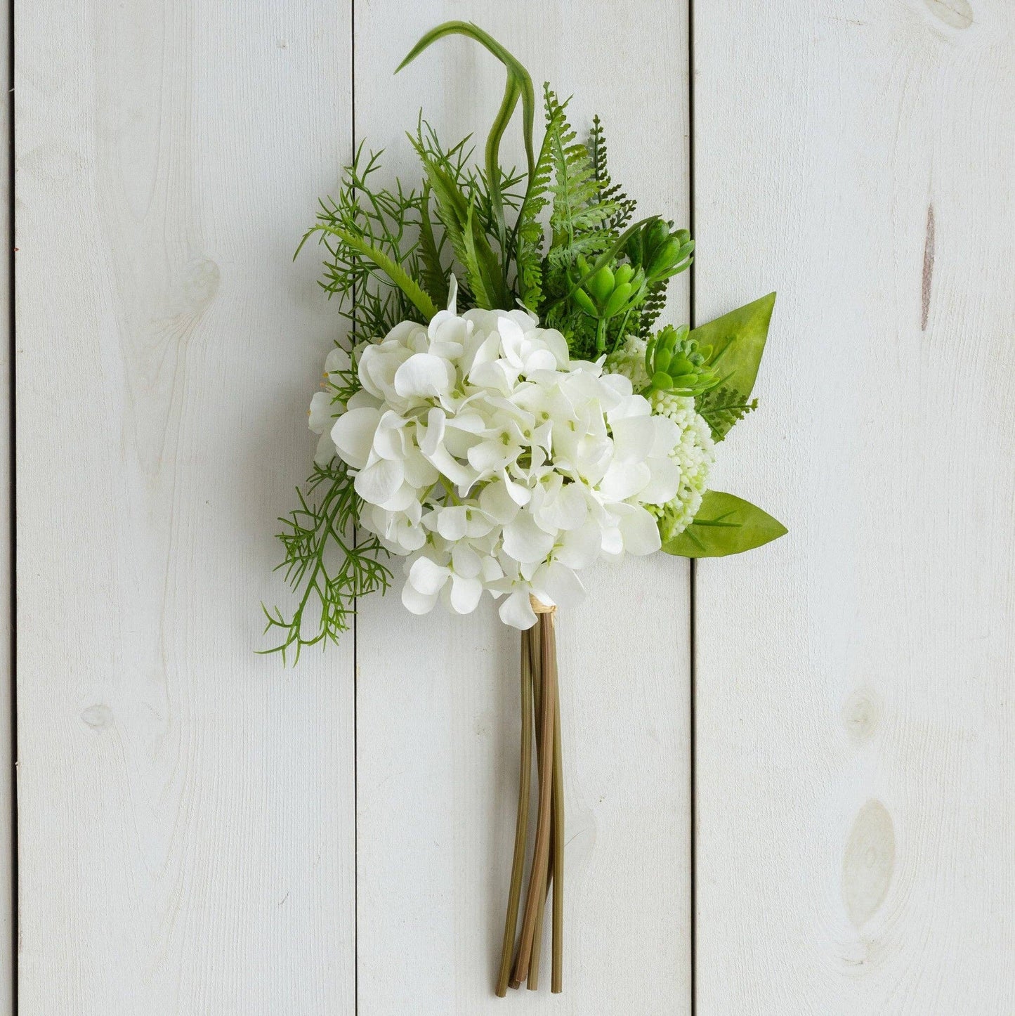 Pick - White Hydrangea Fern Mix