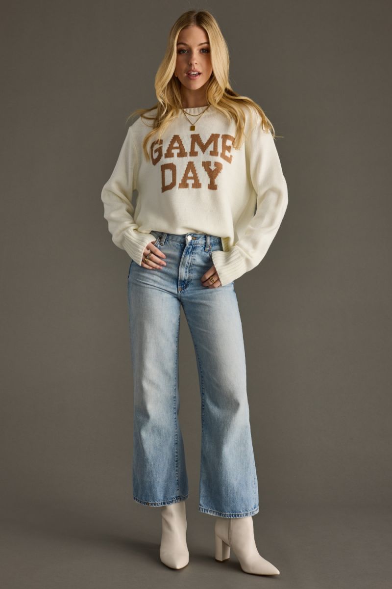 Game Day Sweater Ivory