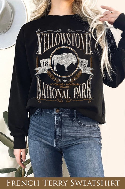 Yellowstone National Park Graphic Sweatshirt