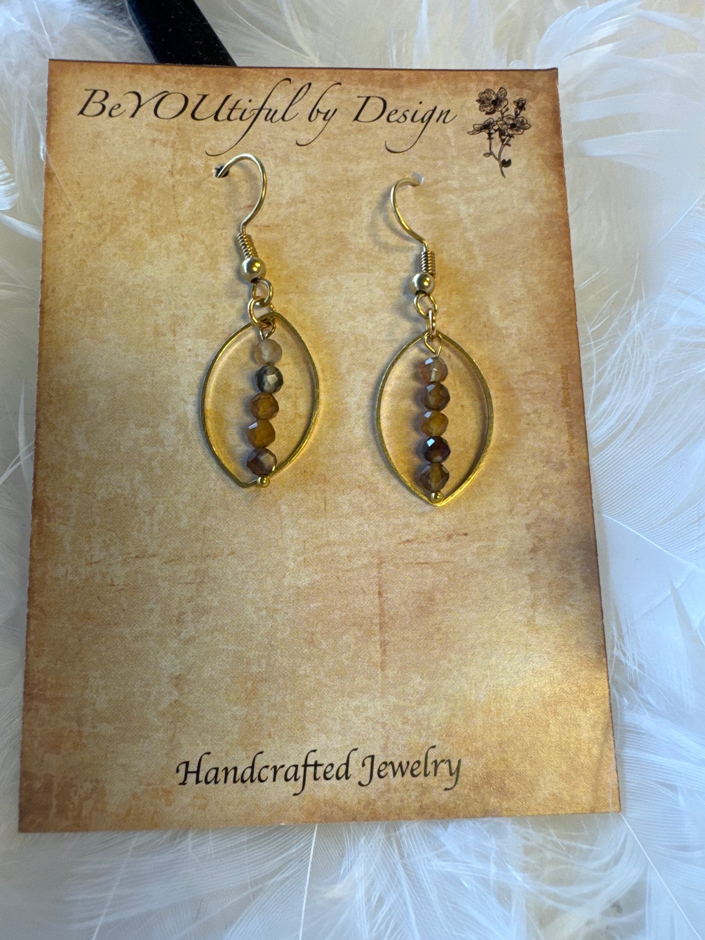 Handcrafted Earrings Gold