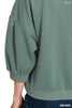 Scuba Dolman Sleeve Pullover: BLACK