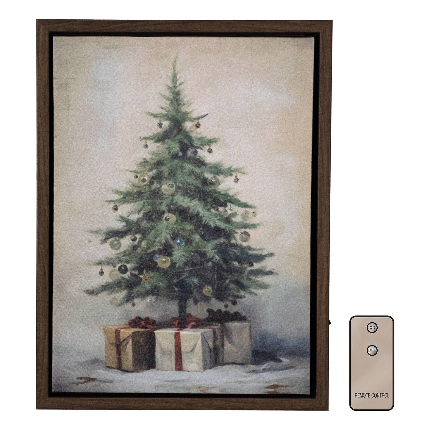 Battery Operated Lighted Wall Art - Old Time Christmas