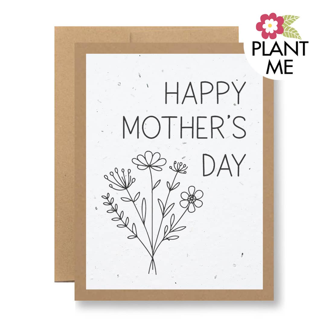 Plantable Seed Paper Greeting Card - Mother's Day {sketch}