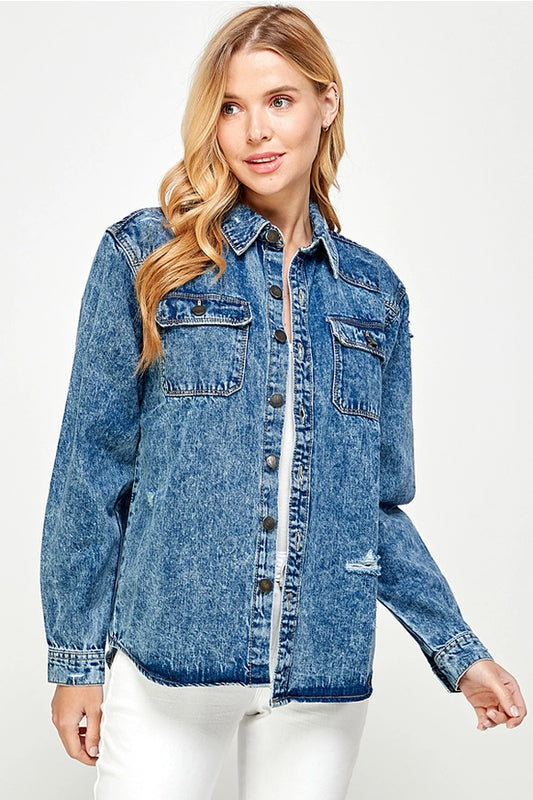 Mollie Demin Shirt