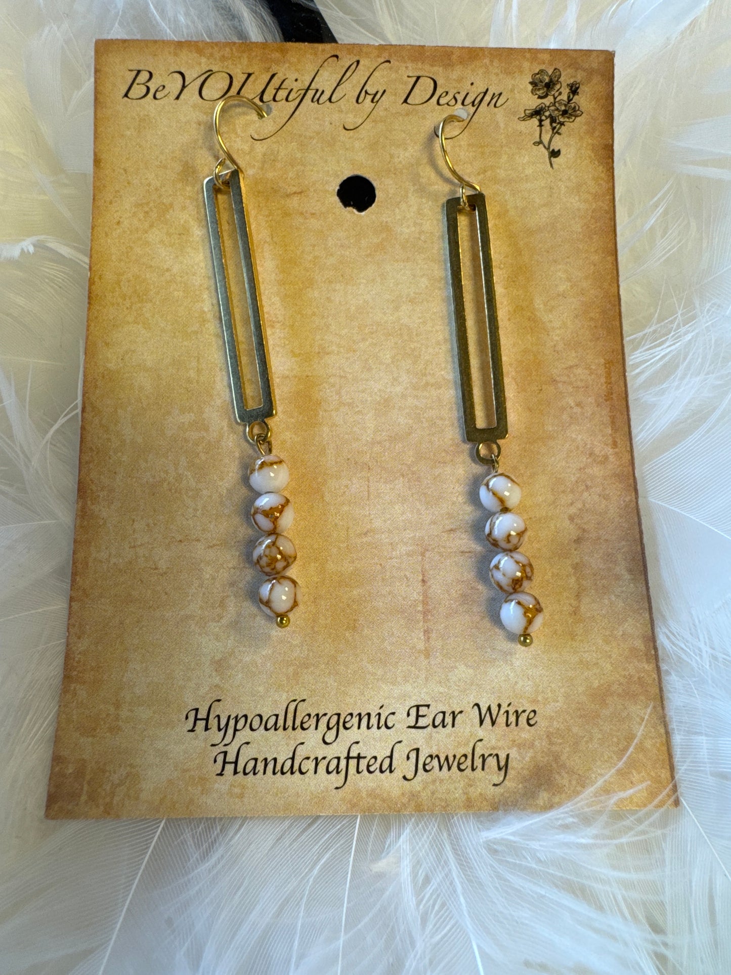 Handcrafted Earrings Gold