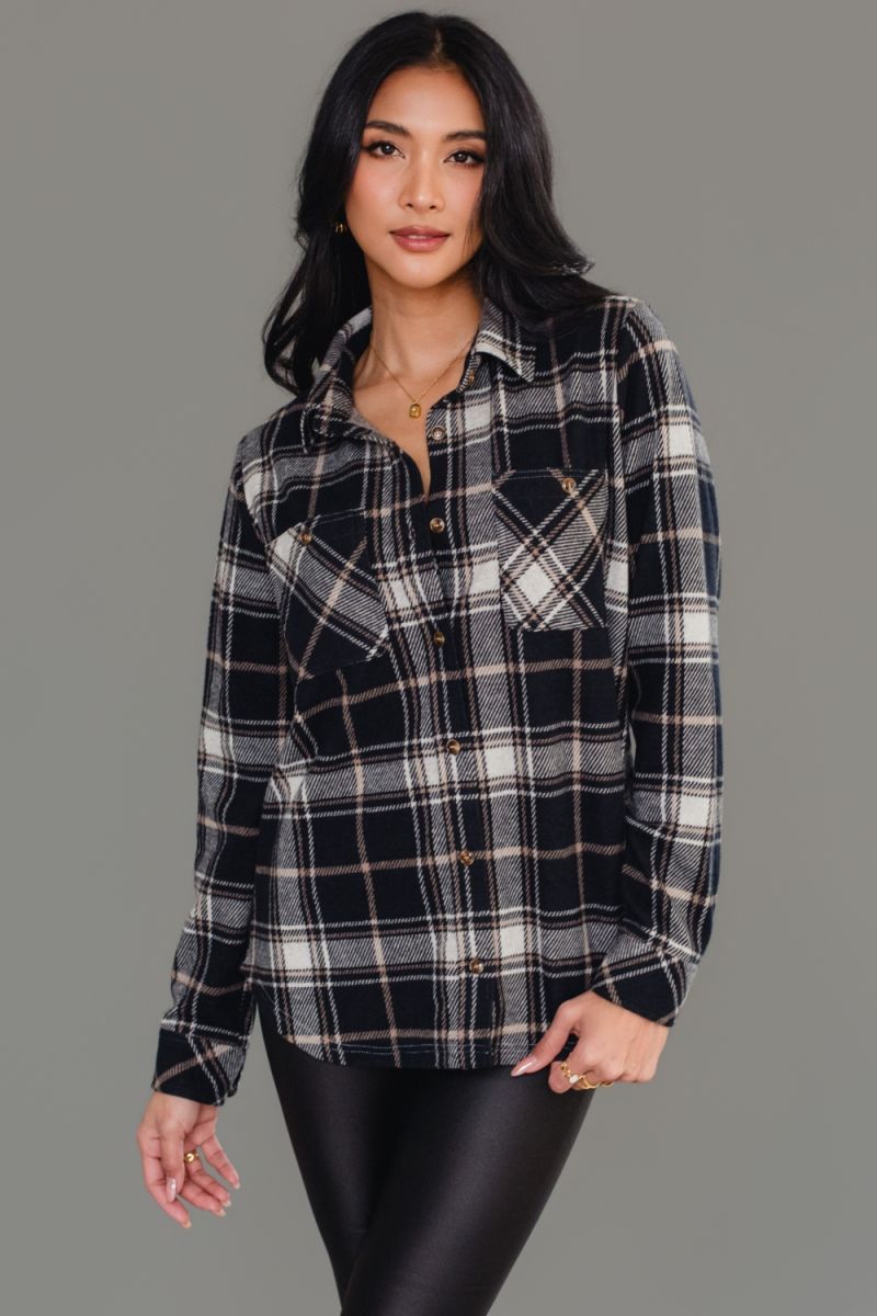 Jordan Super Soft Button Up Flannel