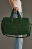 Corduroy Duffle Bag Dk Green