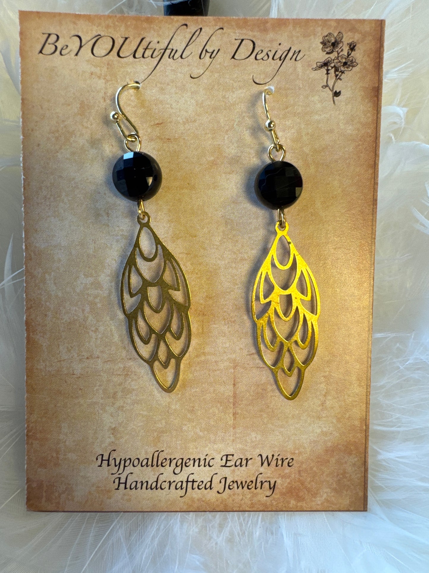 Handcrafted Earrings Gold