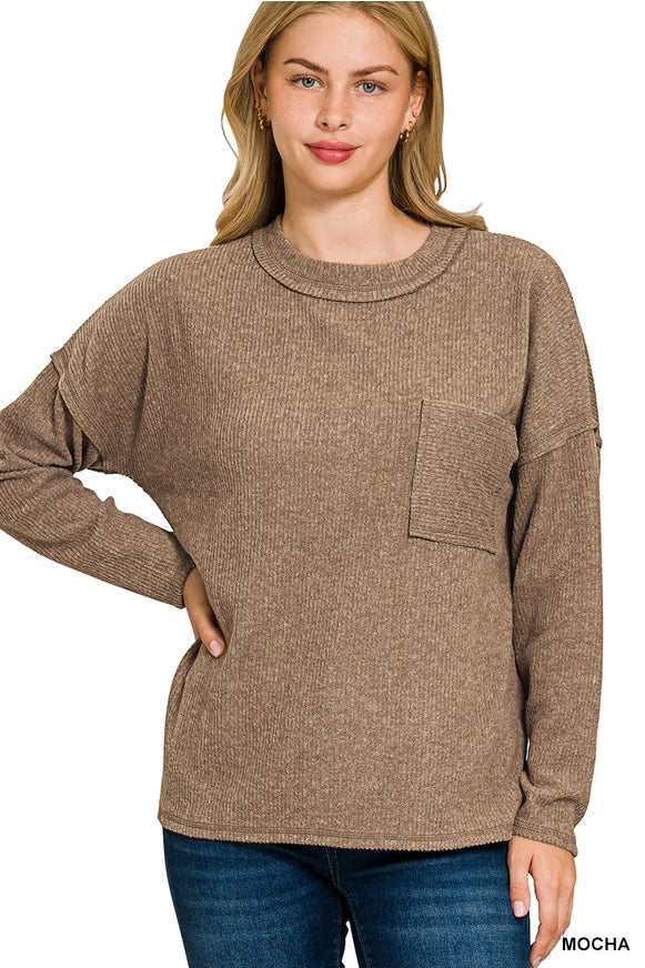 Alyssa Hacci Sweater Mocha