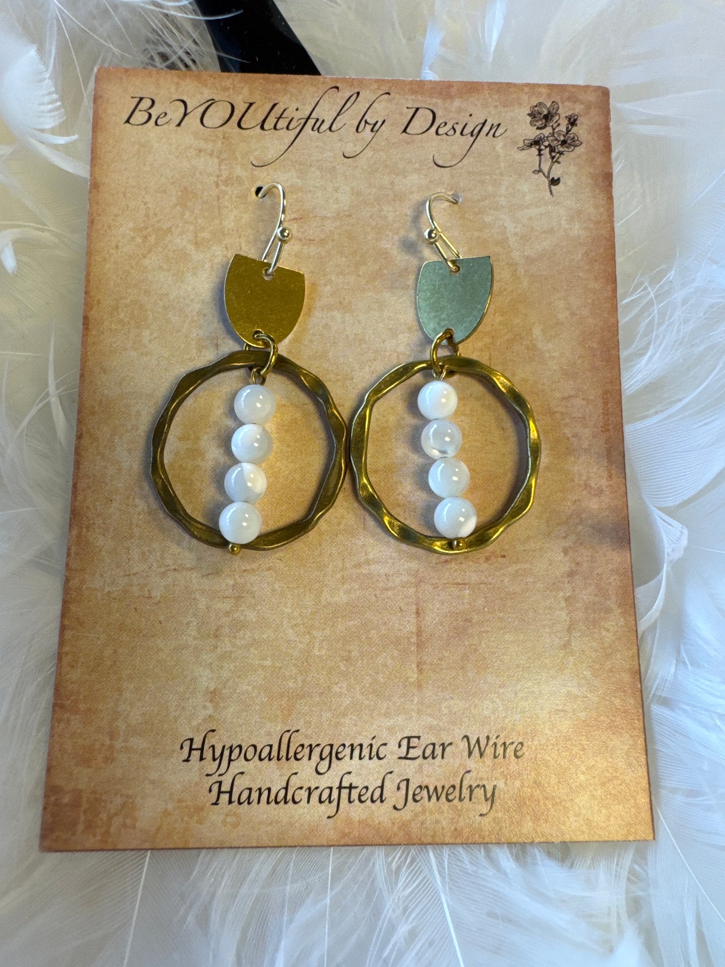 Handcrafted Earrings Gold