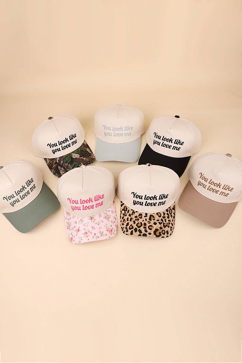 You Look Like You Love Me Two Tone Canvas Cotton: DK FOREST
