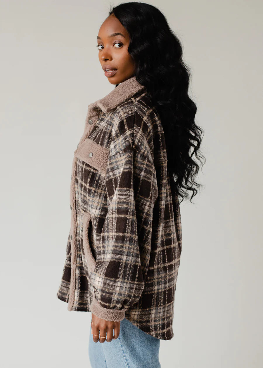 Brown Plaid Jacket