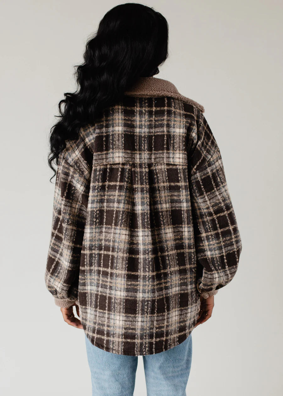 Brown Plaid Jacket