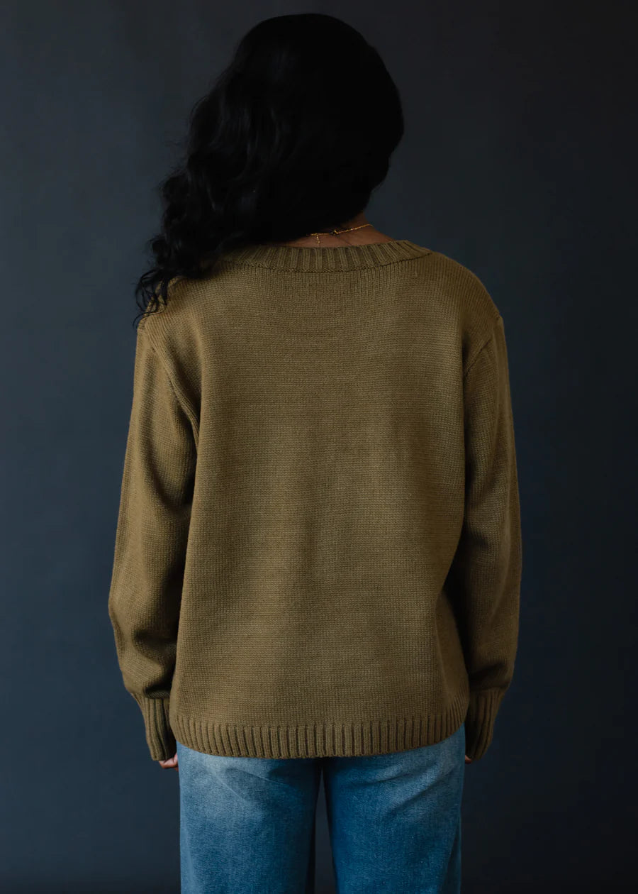 Olive Knit Sweater Weather