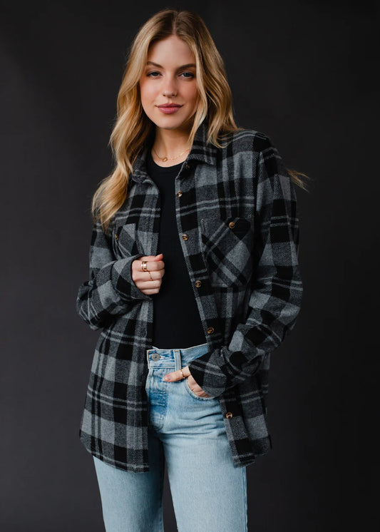 Black & Grey Super Soft Flannel